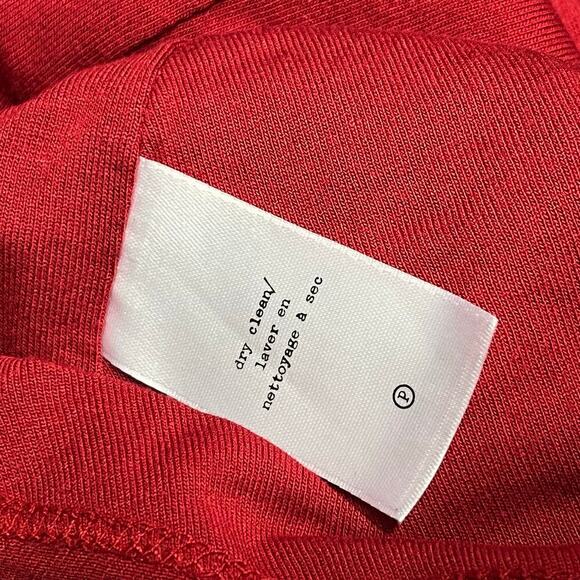 Rag & Bone Red Textured Sleeveless Fit & Fare Mini Dress Size XS - Picture 6 of 10